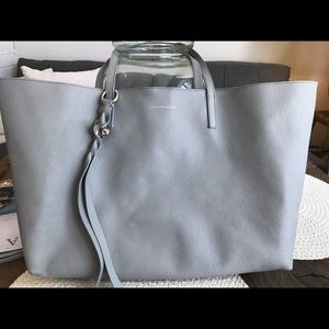 Alexander McQueen leather skull open tote